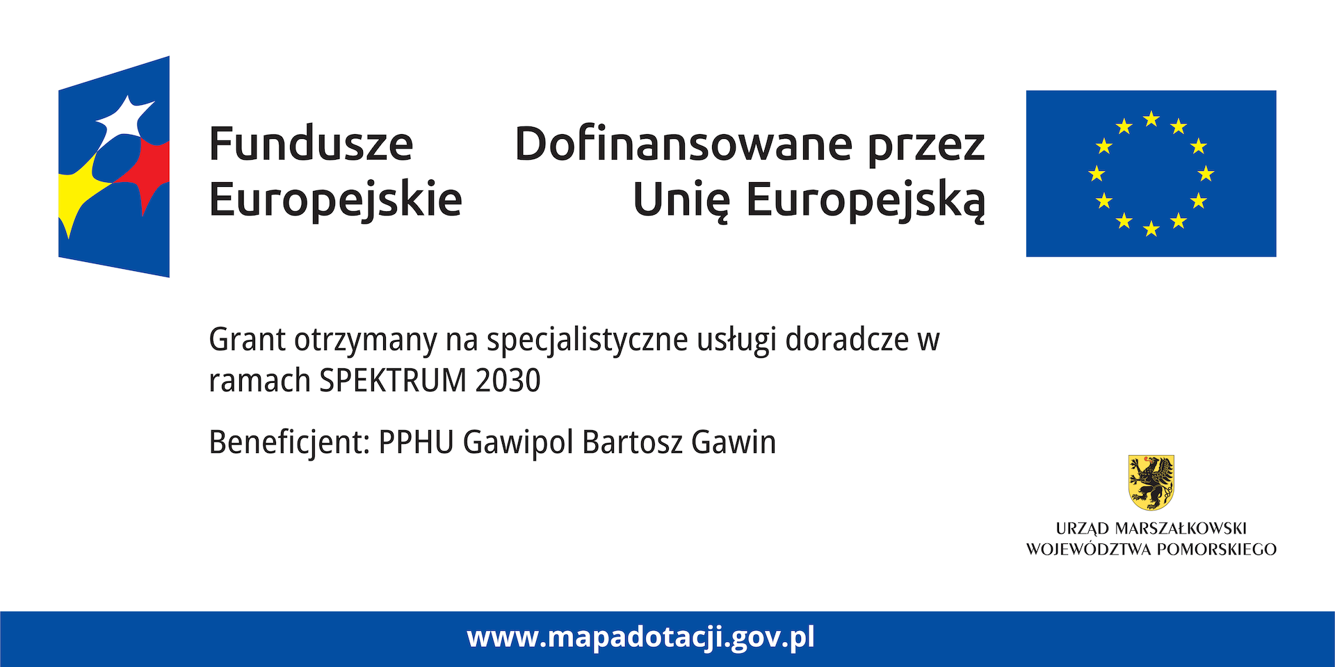 Tablicja dotacji unijnej